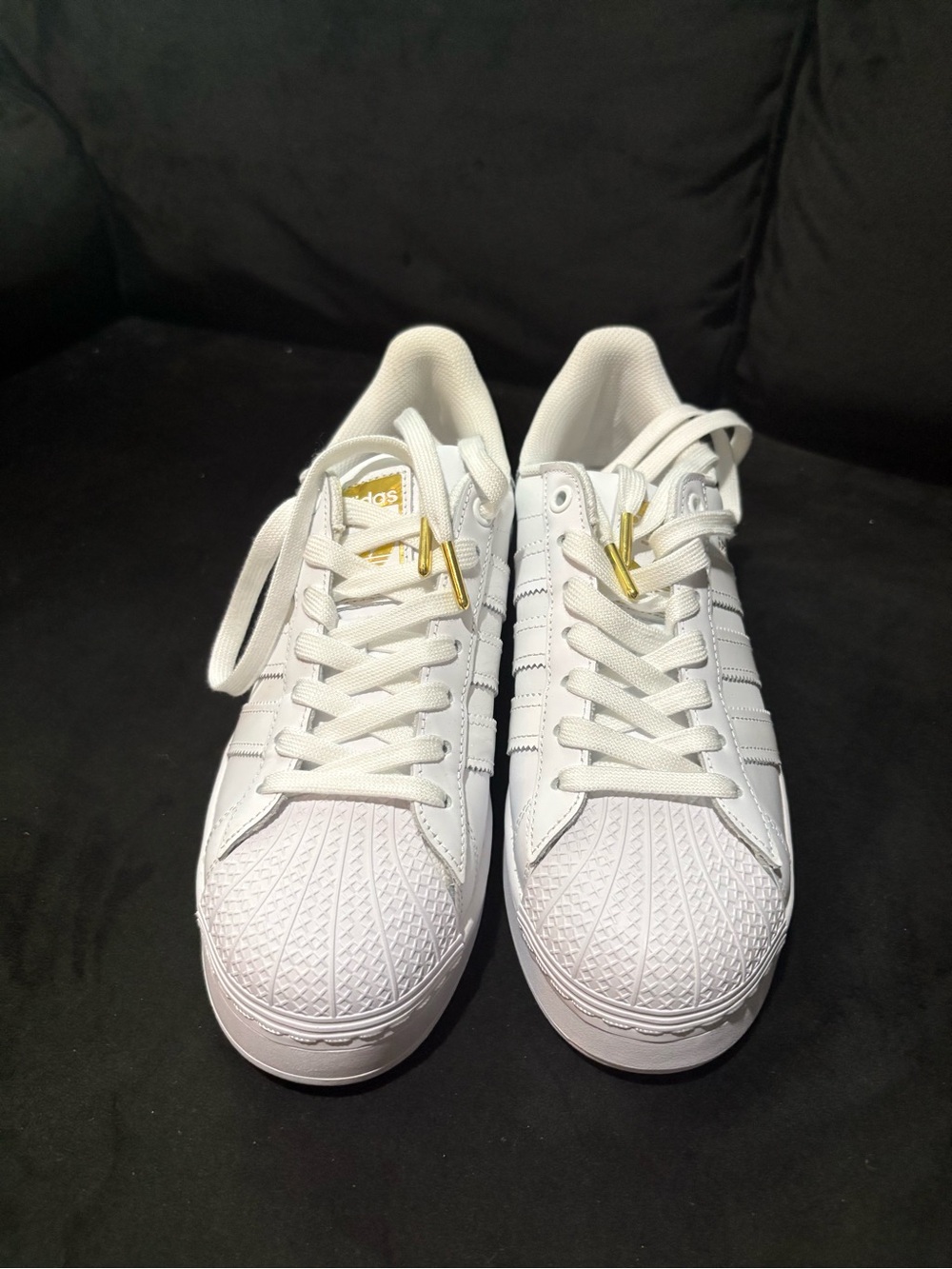 adidas White Superstar sneakers